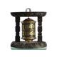 Tibetische Wandgebetsmühle - 10 cm | Gebetsmühle Kunsthandwerk | Ritualgegenstand für Altar | Handarbeit aus Nepal