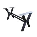 Tischgestell X mit Strebe verdreht 8080 Esstisch Tisch Spider Tischgestell Tischbein X Kreuztisch Tisch Esstisch Tische Tischbein