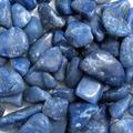 Aventurin blau, Blauquarz Trommelsteine, 200 Gramm (1 kg = 52,50 EUR)