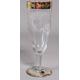 Riccio Italien Sektglas Kristall Arabeske Gold Staffage - Luxus 4#B