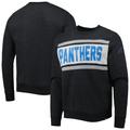 Men's '47 Heathered Black Carolina Panthers Bypass Tribeca Pullover Sweatshirt