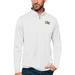 Men's Antigua White Georgia Tech Yellow Jackets Tribute Quarter-Zip Top