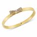 Kate Spade Jewelry | Kate Spade Gold Plated Ready Set Bow Bangle Bracelet | Color: Gold | Size: Os