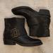 Nine West Shoes | Bogo Salenine West Nw Kassy Black Leather Ankle Boot With Buckle Size 6.5m | Color: Black | Size: 6.5