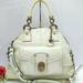 Coach Bags | Coach Francine Ivory Patent Leather Bowling Dome Satchel Shoulder Bag | Color: Cream/White | Size: Os