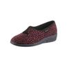 Hausschuh FISCHER, Damen, Gr. 40, rot, Textil, Basic, Schuhe