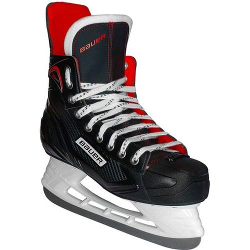 BAUER Herren Eishockeyschuhe Schlittschuh Vapor X250 – Int., Größe 37 ½ in schwarz-rot