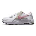 Nike Air Max Excee Sneaker, White/Elemental PINK-MED Soft PINK-White, 23.5 EU