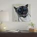 East Urban Home 'Funny Siamese Cat Marley' by Hippie Hound Studios Graphic Art Print on Wrapped Canvas Canvas, in Black/Gray/Green | Wayfair