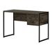 South Shore Mezzy Desk Wood/Metal in Black/Brown | 30 H x 47.25 W x 19.75 D in | Wayfair 14303