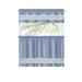 Winston Porter Elyus Geometric Tailored 55" Kichen Curtain Polyester in White/Blue | 24 H in | Wayfair CB40FAE499694C9ABB9B195648A7478D