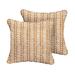 Dakota Fields Anikan Polyfill Indoor/Outdoor Geometric Deja Stucco Square Throw Cushion Polyester/Polyfill blend | 6 H x 16 W x 16 D in | Wayfair