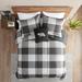 Woolrich Hudson Valley Down Alternative Buffalo Check Comforter Set Polyester/Polyfill/Microfiber in Black | Wayfair WR10-3854