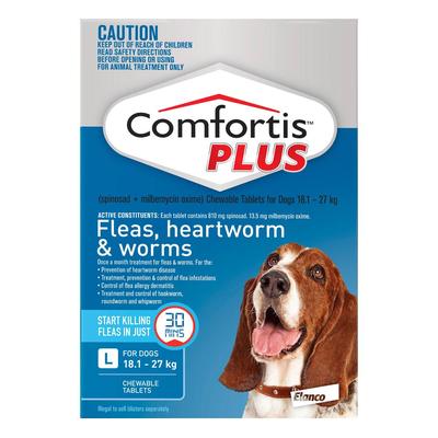 Comfortis Plus For Large Dogs 18.1-27 Kg (40.1 - 6...