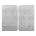 Wenko 2er-Set Herdabdeckplatte Universal »Beton« grau, 30x4.5x52 cm