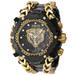 Invicta Reserve NFL Chicago Bears Swiss Ronda Z60 Caliber Men's Watch w/ Mother of Pearl Dial - 55.25mm Gold Black (41529)