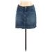 Express Jeans Denim Mini Skirt Mini - Mid/Reg Rise: Blue Bottoms - Women's Size 9