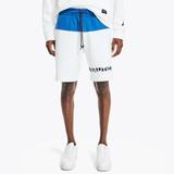 Nautica Men's Sustainably Crafted 9" Colorblock Short Sail White, L
