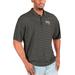 Men's Antigua Heathered Black/Silver Wake Forest Demon Deacons Esteem Big & Tall Polo