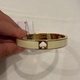 Kate Spade Jewelry | Kate Spade Cream And Gold Bangle | Color: Cream/Gold | Size: Os