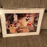 Disney Wall Decor | Framed Disney Commemorative Lithograph | Color: White | Size: Os