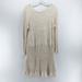 Anthropologie Dresses | Anthropologie Moth Knit Dress Long Sleeve Medium | Color: Cream/Tan | Size: M