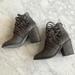 Free People Shoes | Free People Carrera Heeled Strappy Boots Booties Gray Size 36/6 | Color: Gray | Size: 6