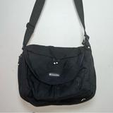 Columbia Bags | Columbia Black Messenger Diaper Baby Bag With Shoulder Strap | Color: Black | Size: Os