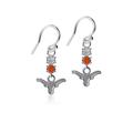 Dayna Designs Texas Longhorns Dangle Crystal Earrings