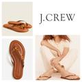 J. Crew Shoes | Like New! J. Crew Sorrento Thong Sandals In ‘Tortoise/Honey Tort’ | Color: Brown | Size: 10