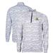 Men's Cutter & Buck Charcoal North Carolina A&T Aggies Big Tall Traverse Camo Print Stretch Quarter-Zip Pullover Top