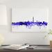 East Urban Home 'Washington, DC Skyline' by Michael Tompsett Graphic Art Print on Wrapped Canvas Canvas, in Black/Gray/Pink | Wayfair