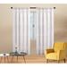 Frifoho Geometric Room Darkening Rod Pocket Curtain Panels (DSQ is set to 2) Polyester in White | 96 H x 52 W in | Wayfair 01WDN6260GTWST8GZC1TU