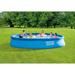 Intex Easy Set 15' x 33" Inflatable Kid Family Swimming Pool w/ Filter Pump Plastic in Blue | 33 H x 180 W x 180 D in | Wayfair 28157EH