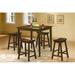 Millwood Pines Silers Solid Wood 28.36" Bar Stool Wood in Brown | 28.35 H x 19.15 W x 18.36 D in | Wayfair 30BB40D8962D4486AAEAE7A05830D7C9