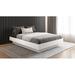 Latitude Run® Jaymisha Queen Platform Bed Wood in White | 11.5 H x 61 W x 81.5 D in | Wayfair 9D67D92D6BCE4E23BD62A0B6455BE203