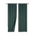 Eider & Ivory™ Branches 2 Panel Woven Room Darkening Blackout Curtain Panels Polyester in Green/Blue | 95 H x 52 W in | Wayfair