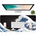 Highland Dunes Livio Desk Pad in Black/Blue/White | 0.12 H x 30 W x 14 D in | Wayfair 24F29406E2F4467192506A730282B8D8