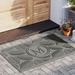 Matterly Waterhog Deanna Monogram 23 in. x 35 in. Indoor Outdoor Door Mat Synthetics | 35 H x 23 W x 0.37 D in | Wayfair 20744570023