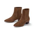 Stiefelette aus Veloursleder