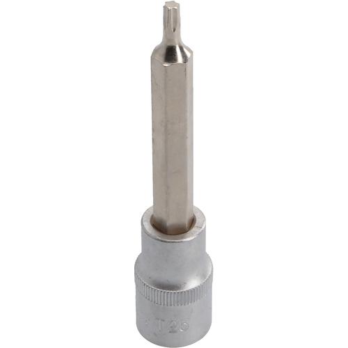 Brilliant Tools 1/2' Torx-Bit-Stecknuss, 100 mm lang, T55 Bit-Schraubendreher,Steckschlüsseleinsatz BT022987