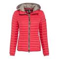 camel active Damen Leichte Steppjacke mit Abnehmbarer Kapuze Blouson, Rot, 36