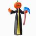 20 ft Inflatable Halloween Pumkin Reaper, 6 White LED Lights- UL by National Tree Company - 20 ft