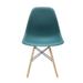Eiffel Chair with natural wood legs, differents colours, Set of 2.