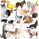 Oenux – figurines d'animaux de la ferme en PVC pour enfants Simulation cochon vache chien