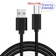 12mm Micro câble USB Long Plug fil de charge pour Blackview BV6000 BQ BQ-4077 Shlavabo Mini BQ-5003L