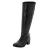 Weitschaftstiefel SHEEGO "Große Größen", Damen, Gr. 42, XXL-Schaft, schwarz, Obermaterial: 100% Leder, klassisch, Schuhe, aus Echtleder, mit Stretch-Einsatz