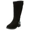 Weitschaftstiefel SHEEGO "Große Größen", Damen, Gr. 37, XL-Schaft, schwarz, Obermaterial: 100% Leder;Einsatz: 100% Textilmaterial, klassisch, Schuhe Reißverschlussstiefel Weitschaftstiefel Reiterstiefel, mit elastischer Zierschnalle