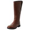 Weitschaftstiefel SHEEGO "Große Größen", Damen, Gr. 40, XXL-Schaft, braun, Obermaterial: 100% Leder, klassisch, Schuhe
