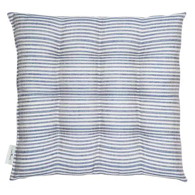 Tom Tailor - Sitzkissen 9-fach Steppung FRESH STRIPE Hellgrau Decken & Kissen 1 ct Blau